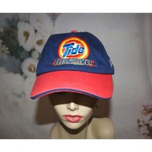 Tide Racing Team #32 Downy Orange Blue Baseball Cap Hat NASCAR Ricky Craven VTG